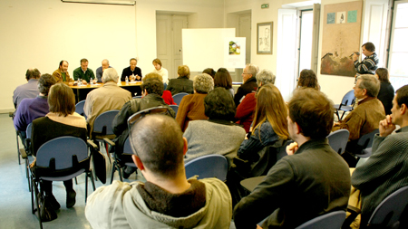 Vista geral da sala